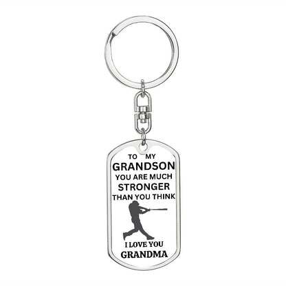 GRANDSON KEYCHAIN/GRANDMA