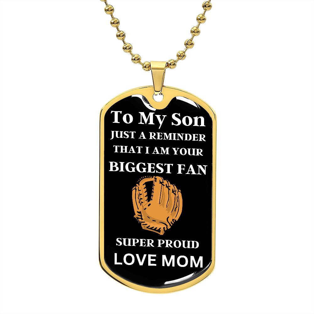 SON DOG TAG/GLOVE/FROM MOM