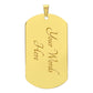 Son dog tag/Tennis